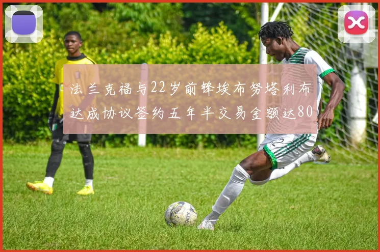 法兰克福与22岁前锋埃布努塔利布达成协议签约五年半交易金额达800万欧元
